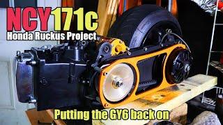 Putting the GY6 171cc back onto the Ruckus AND FIRST START Part 3 #GY6 #Ruckus #SmallEngineVelocity