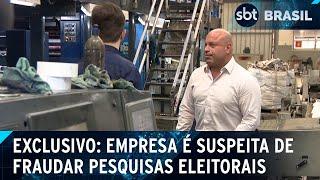 Exclusivo: empresa suspeita de fraudar pesquisas eleitorais é investigada | SBT Brasil (03/10/24)