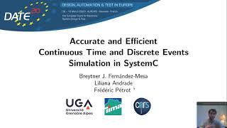 Accurate and Efficient Continuous Time and Discrete Events Simulation in SystemC