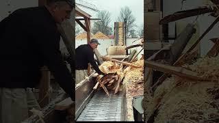 Wood Chipping Mastery #woodchipping #lumber #tools #sawblade