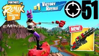 51 Elimination Solo Vs Squads Gameplay Wins (Fortnite Chapter 2 Remix PS4 Controller)