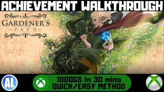 Gardener's Path #Xbox Achievement Walkthrough - Quick/Easy Method