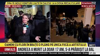 Cozi uriașe la căpătâiul unicei fiice a lui Igor Cuciuc