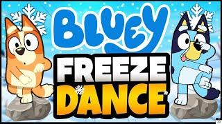 [20 MINS]️ Bluey - Freeze Dance ️| The Floor is Lava | Brainbreak Party For kids | Danny Go Noodle