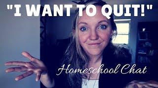 I "FAILED" the Plans (But it's Okay!) || Homeschool Chat