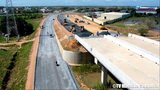 Amazing Techniques Building Foundation Road Connecting To Bridge By Dozer & Grader Spreading Gravel