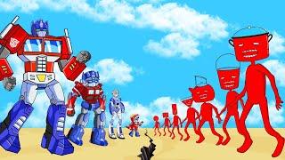 TRANSFORMERS ASCENSION SEASON 3: Dangerous Monster Radiation -Daddy Bumblebee & Optimus, Skibidi TV