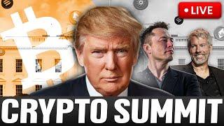 Crypto Summit 2025 Live From White House (Trump, Saylor, David Sacks)