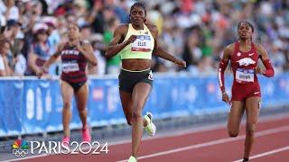 Kendall Ellis POWERS to 400m finals win, clinches spot on U.S. Olympic Team | NBC Sports