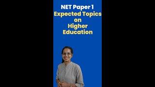 Important Topics for Higher Education NET | NTA NET Paper 1