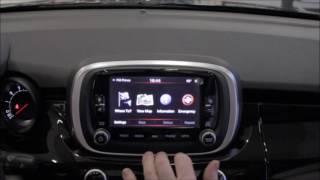 2017 FIAT 500X UConnect Instructional video