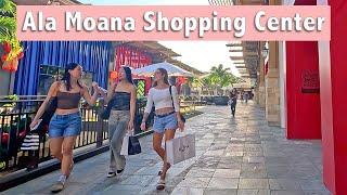 Walking Tour of ALA MOANA SHOPPING CENTER in Honolulu, Hawaii #walkingtour #mallwalk