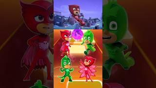 PJ Masks - Gekko  Owlette  Gekko  Owlette X Dance Song Tiles Hop EDM Rush #shorts