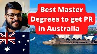 Best Master degrees to get PR / Permanent Residency in Australia | Australia PR after studies 2023