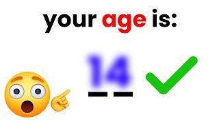 This Video Will Guess Your Age!