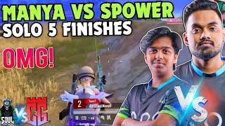 iQOOSouL Manya vs Spower Solo 5 Finishes Soul Saumay Reflex Team SouL 