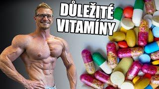 VITAMÍNY A MINERÁLY NA SVALOVÝ RŮST A ZDRAVÉ TĚLO