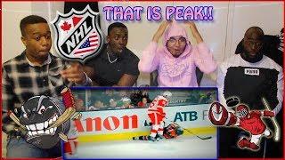 THIS IS A MADNESS!!  || BRITISH BOYS REACT TO NHL HARDEST HITS