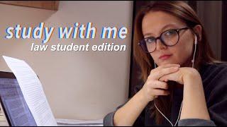 STUDY WITH ME (law student edition) | Uni of York