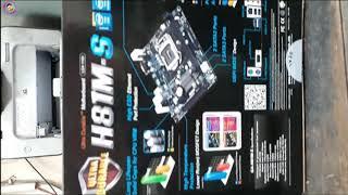 H81M GIGABYTE Motherboard unboxing or DDR4 Ram Star gold 4gb 1600 ||small tech pizus||