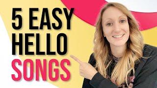 Hello Songs For Kids Learning ESL For The First Time in Kindergarten