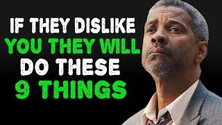 9 Shocking Signs Someone SECRETLY Dislikes You  | Denzel Washington Motivation