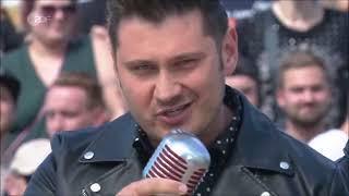 Kissin' Dynamite vs. The Baseballs - Cadillac Maniac (ZDF Fernsehgarten am 28.08.2022)