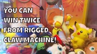 Rigged Claw machine...but then this happens!! | Claw machine wins | arcade angel | Claw machine |