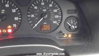 Resetting The Service Light on Vauxhall and Opel Zafira "A" (1999-2005) model