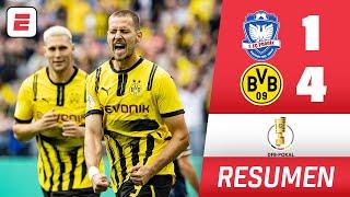 El BORUSSIA DORTMUND aplastó al PHONIX LUBECK 1-4 y pasó cómodo a la siguiente ronda | DFB Pokal