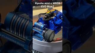 Race ready Kyosho Mini-z evo limited edition blue! #kyoshominiz