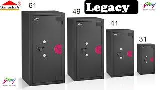 Godrej Legacy Plus Safe 49 | Godrej Burglary Resistant Safe | Tool and Fire Proof Strong Tijori