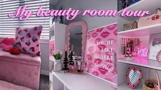 BEAUTY ROOM TOUR  | pink & girly aesthetic