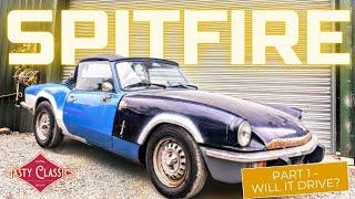 ABANDONED 1977 TRIUMPH SPITFIRE 1500 PROJECT - Off The Road Since 1995! Will it drive??!