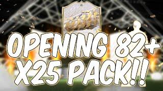 FIFA 22 OPENING 82+ X25 PACK ICON SWAPS!! IS IT WORTH IT?!?