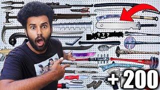 Showing My ENTIRE $25,000 WEAPONS COLLECTION!! *ANIME, GAMING, MOVIES, AND MORE!!*