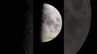 天文望远镜链接相机实拍月亮