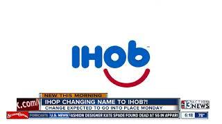 Is IHOP getting rid of pancakes? Changing name to 'IHOb'
