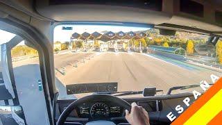 POV truck Driving Volvo 600HP  Masquefa Aldi Cataluña Spain.