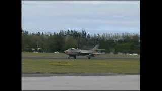 Hawker Hunter at RNZAF Air Base New Zealand 2004.