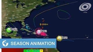 2017 Atlantic Hurricane Season Animation