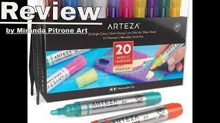 Arteza acrylic markers Review by Miranda Pitrone