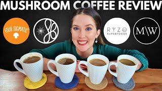 Mushroom Coffee In-Depth Review....Four Sigmatic, Ryze, Eightbillion, and MudWtr