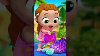 Mermaid Swimming! ‍️@LittleAngel #mermaid #swimmingpool #cartoonsforkids #princess #fairytales