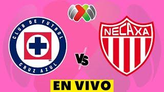 CRUZ AZUL VS NECAXA EN VIVO - LIGA MX APERTURA 2024 - JORNADA 11 -  DONDE VER EN VIVO