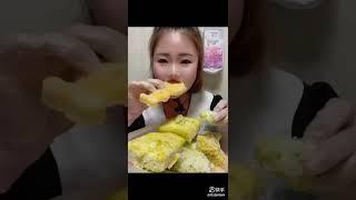 ASMR solo RU delicious crushed colourful ice eating fast eating only bites (requested video)