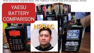 N2RAC - BATTERY REVIEW , YAESU , FT1D/FT2D/FT3D/FT5D