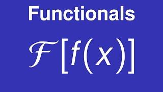 Functionals