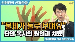 물체가 둘로 보여요 - 단안 복시의 원인과 치료(건국대병원 안과 신현진 교수) [신현진의 신경안과 #4]