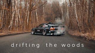 1UZ Nissan 200SX S13 Drifting through the woods | 4K